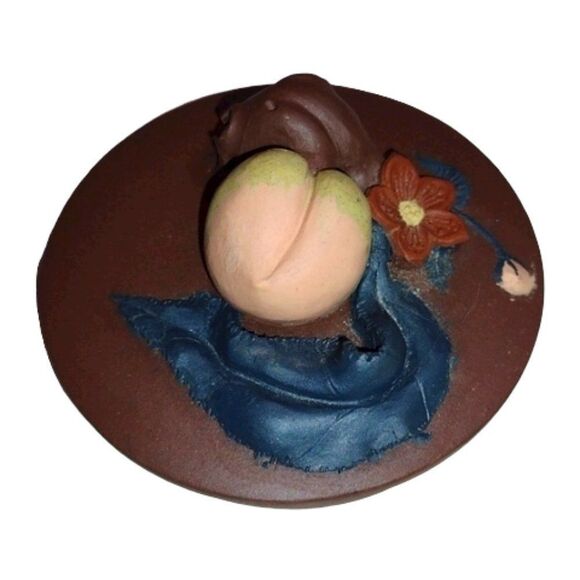 Yixing Chinese Stoneware  Purple Clay Longevity Peach Teapot Dark Brown‎ - Picture 4 of 10